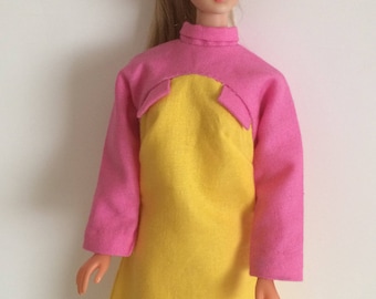 Vintage Barbie Braniff dress reproduction