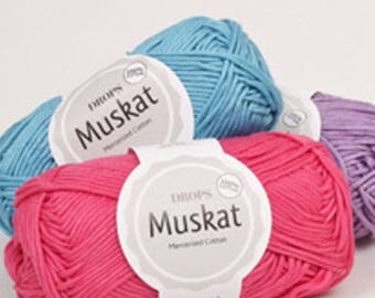 Mercerized cotton 100% DROPS Muskat cotton