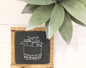 Cactus, Cactus Decor, Cactus Plant, Cactus Sign, Small Signs, Small Signs Home Decor, Small Kitchen Sign, Bathroom Decor, Kitchen Decor