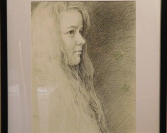 Drawing Portrait commission - 14 x 11 in