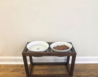 Modern Dog Bowl Stand