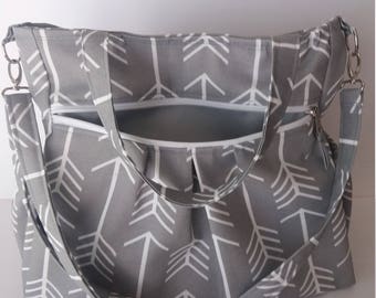 Convertible Diaper Bag, Diaper Bag backpack, diaper bag with backpack straps, Bag with lots of pockets