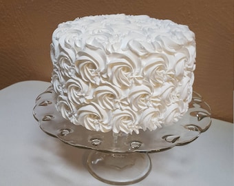 Clear Teardrop Cake Stand Clear Teardrop Cake Stand