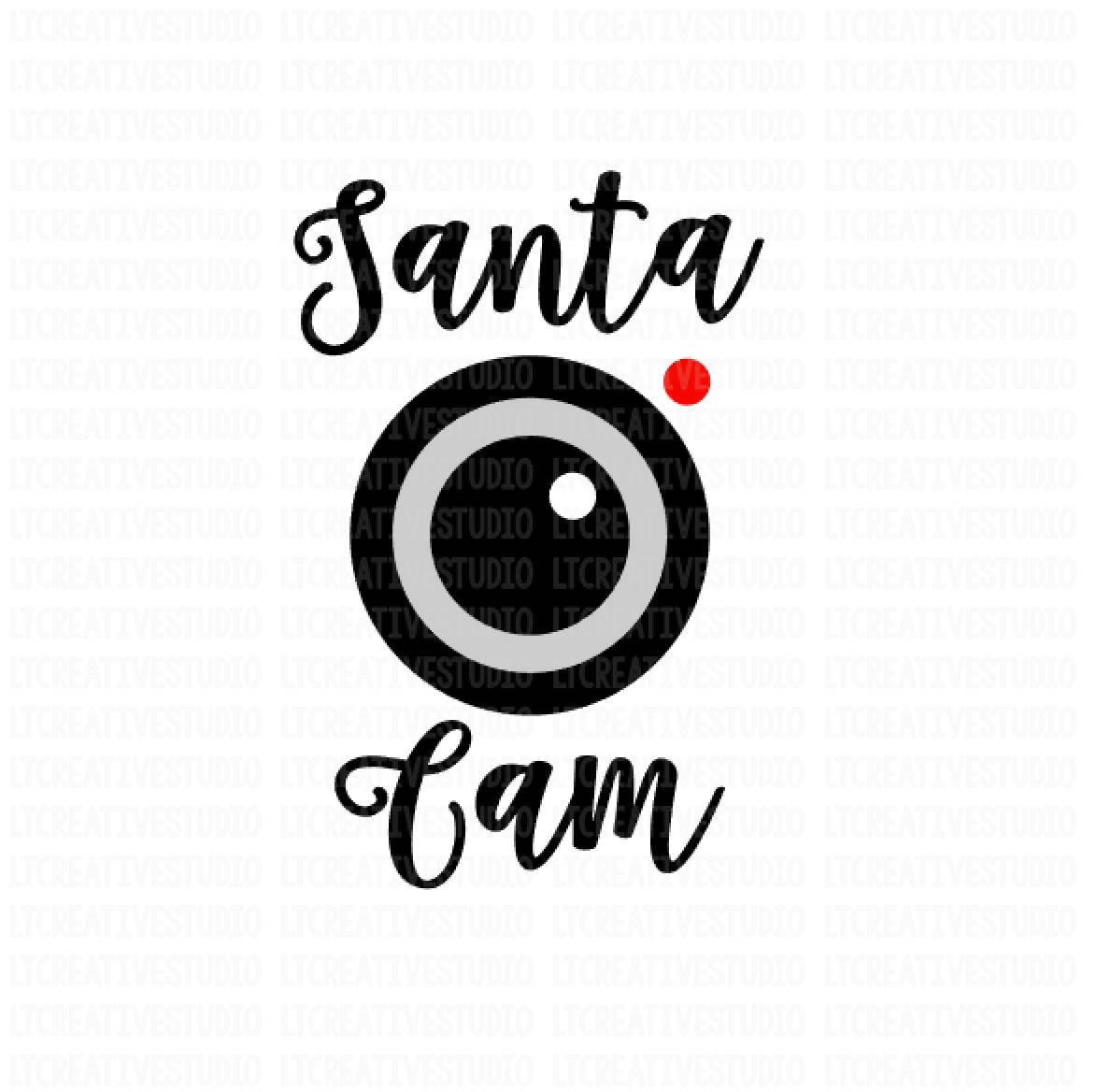 Santa Cam SVG Santa Cam Santa Camera SVG Christmas SVG