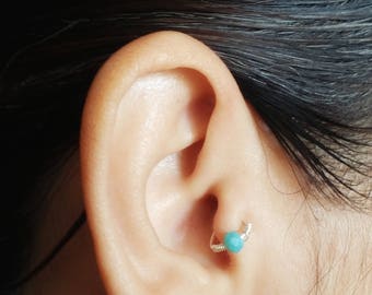 Tragus Hoop Earring - Ear Cuff No Piercing - Fake Piercings - Faux Piercing - No Piercing Ear Cuff - Tragus Jewelry - Tragus Earring