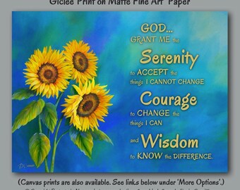 Serenity Prayer Wall Art serenity prayer art | etsy Serenity Prayer Wall Art serenity prayer art | etsy