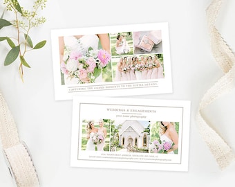 Photography Business Card Template, Photography Business Forms, Business Card Design Photoshop, Photography Marketing Branding Organic Set