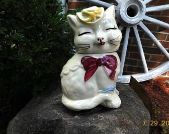 Vintage Shawnee Pottery Puss 'n Boots Cookie Jar - circa 1950 - from DustyMillerAntiques