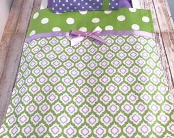 Doll Bedding, 18 Inch Doll Bedding, Doll Sheets, Doll Pillow, Includes Doll Pillow Case, Pillow and Sheet