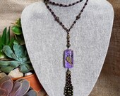 Orgone Necklace - 'Spirit Jewels' - Black Tourmaline - Energy Healing Pendant - Crystal Healing Boho Gypsy Jewellery - Medium
