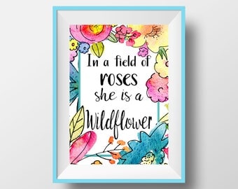 Free Free 108 Maybe She&#039;s A Wildflower Svg SVG PNG EPS DXF File