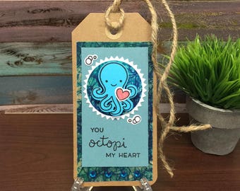 valentine stuffed octopus