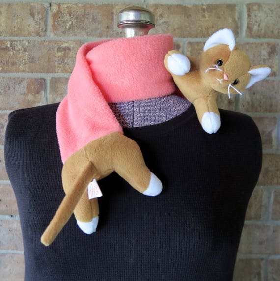 Cute Stuffed Animals Ty Toys Stuffed Cat Winter Scarf Cat