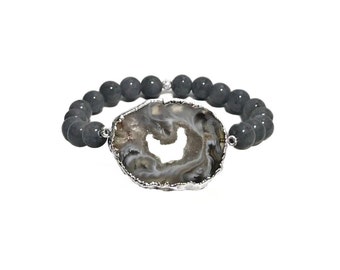 Beaded Bracelet with Stone Bracelet Women Stackable Bracelet Stack Bead Bracelet Mala Bracelet Yoga Bracelet Gemstone Bracelet for Women