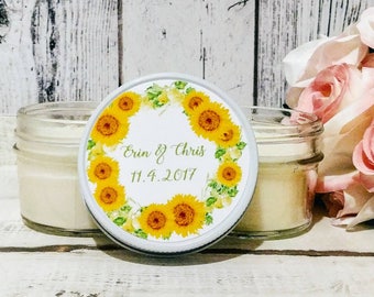 Fall Wedding Candle Favors - Wedding Favors For Guests - Fall Wedding Favors - Fall Wedding - Personalized Candle Favors - Soy Candle Favors