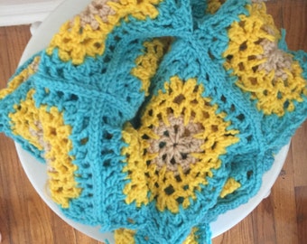 Crochet baby afghan