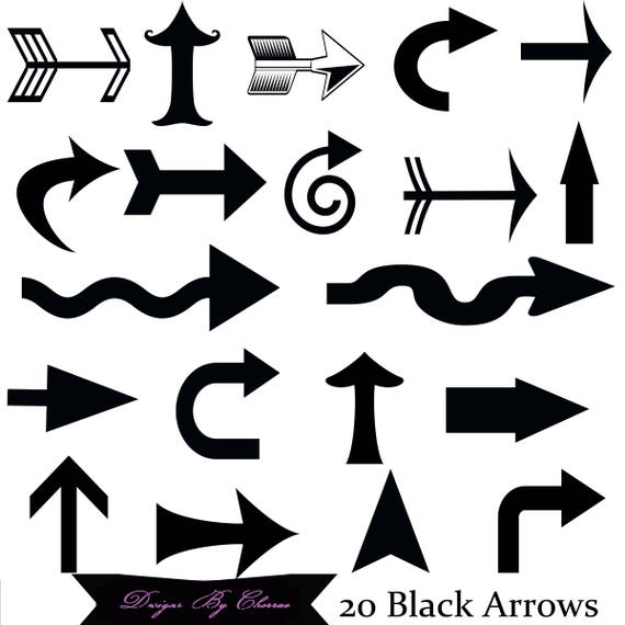 Arrow clip art black arrow clip art clip art digital