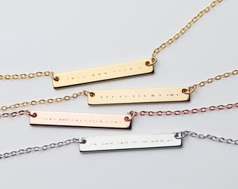 Custom Morse Code Necklace Morse Code Jewelry Sister Gift Sister Necklace Sister In Law Graduation gift - 9N