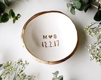 wedding ring holder wedding gift date and initials unique gift personalized gift - Wedding Ring Holder wedding ring holder wedding gift date and initials unique gift personalized gift - Wedding Ring Holder