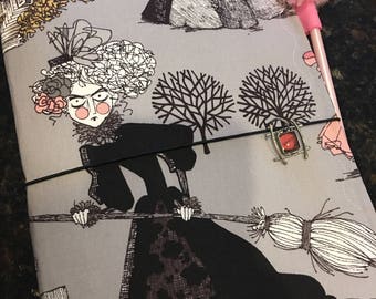 The Ghastlies Fabric Traveler's Notebook Fauxdori