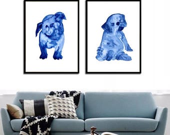 Pitbull Wall Art pitbull decor | etsy Pitbull Wall Art pitbull decor | etsy
