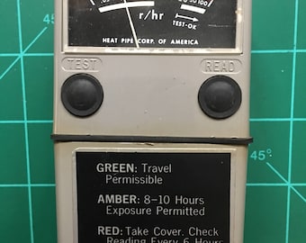 Ghostbusters Egon Gamma Dose Rate Meter IM-179 Prop Replica * Ecto Costume Belt PKE Ghostbuster Rare Radiacmeter