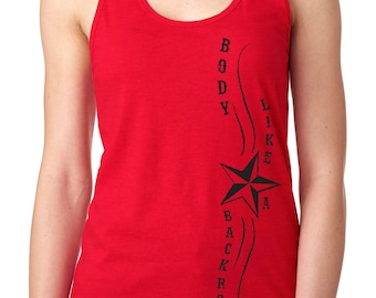 Sam Hunt tank top. Sam Hunt shirt. Body like a back road. Country music shirt. Body like a back road shirt.