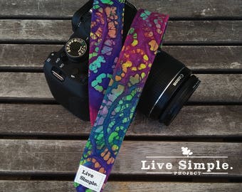 DSLR Camera Strap Hippie Boho | Accessories | Soft Cotton | Live Simple®