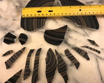 Jewelry or Mosiac Material from Pyrex Terra Glass