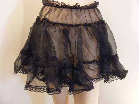 sissy adult baby organza mini skirt 15 inch long fancy dress