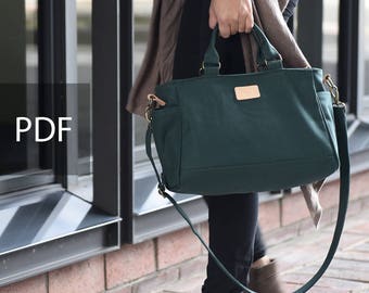Craftsmanship Canvas Bag - Bag PDF Sewing Pattern - with Sewing Tutorials by niizo (no supplies)