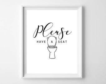 Bathroom Art funny bathroom print printable art that's how i roll Bathroom Art funny bathroom print printable art that's how i roll