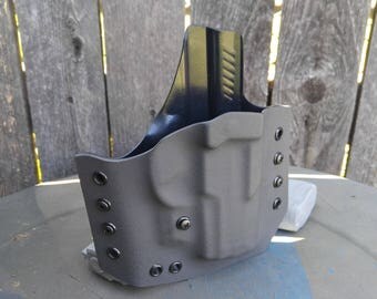M&P Shield 45 Custom Kydex OWB Concealable Holster for Shield 45 . Hand Made in the USA