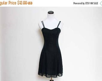25% OFF VTG 90s Blue Iridescent Shiny Party Mini Dress XS/S