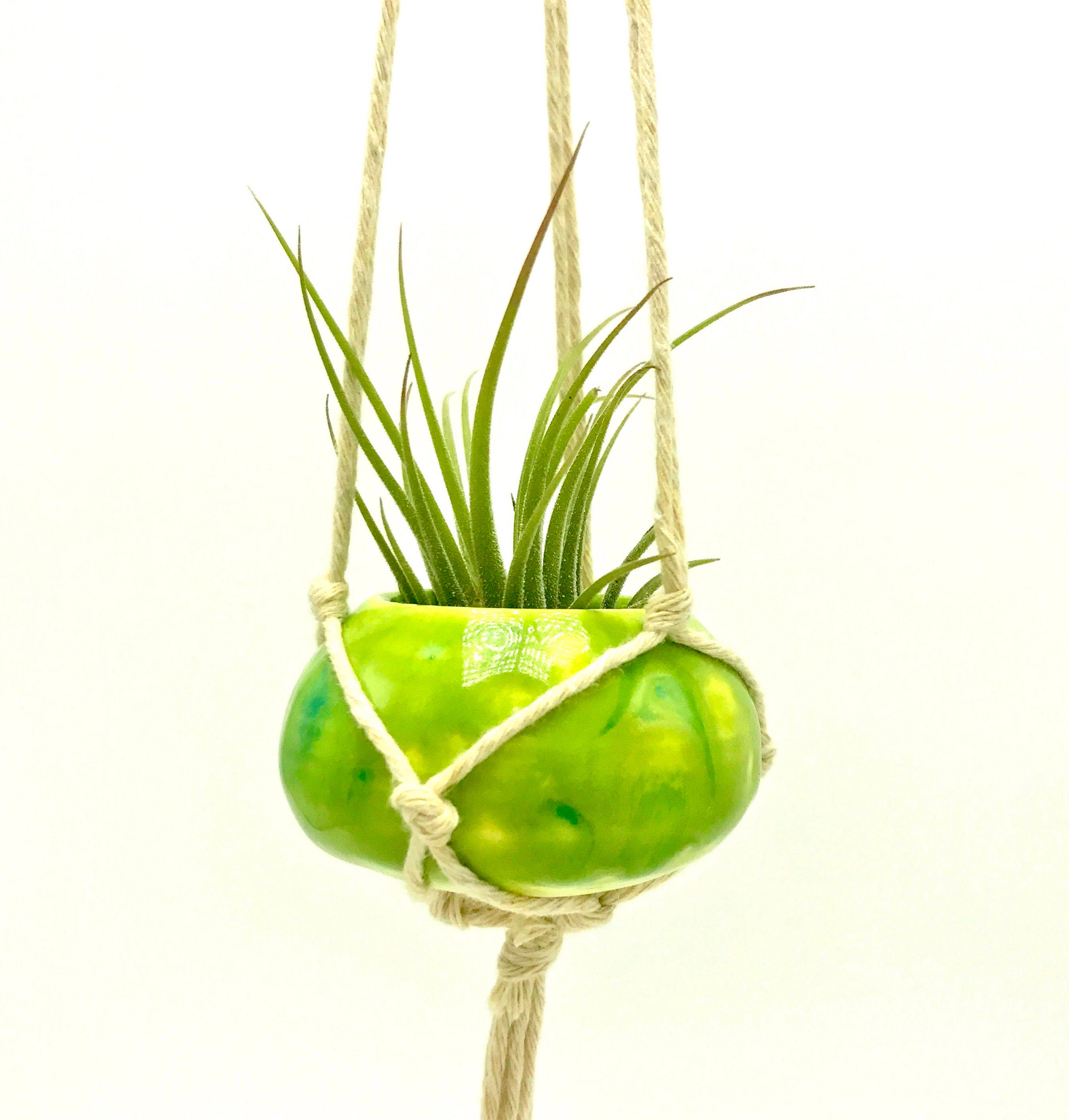 Ceramic Hanging Air Plant Holder 0713