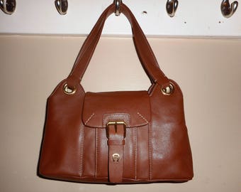 VINTAGE ETIENNE AIGNER Brown Shoulder Bag