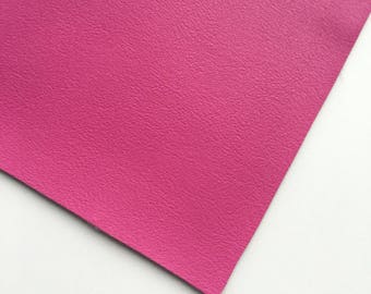 Magenta Smooth Vegan Faux Leather