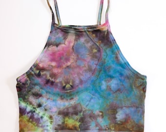 Ice-Dyed Women's Halter Tank, M