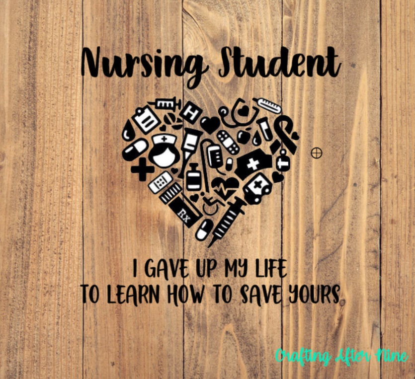 Download RN, Nursing Student Svg, Lpn, Nurse Stethoscope SVG, DIY Vinyl Decal, Nursing Student Cutting ...