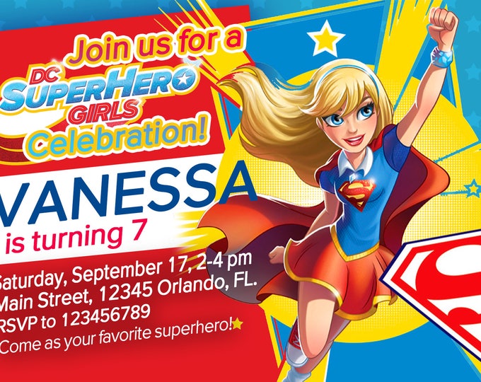 DC Super Hero Girls - SuperGirl - We deliver your order in record time!, less than 4 hour! Best Value