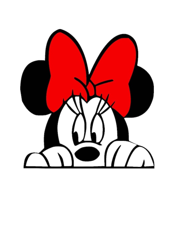 Mickey mouse svgdisney svg minnie mouse svg peeking mickey