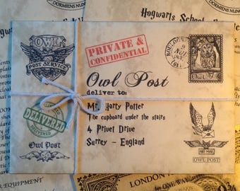 Personalized Hogwarts Acceptance Letter, Personalized Harry Potter Letter, Hogwarts Letter, Harry Potter Gift Letter, Custom Harry Potter