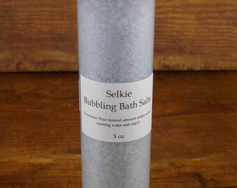 Selkie Bubbling Bath Salts-Bubble Bath-Bubble Salts-Celtic Mythology-Bath Soak-Blue-SLSA-Water-Mineral Salt Bath-Bubbles-Bubble Bar-Bath