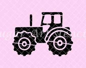 Tractor stencil | Etsy