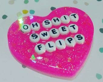 The Adventure Zone Oh Shit Sweet Flips pin