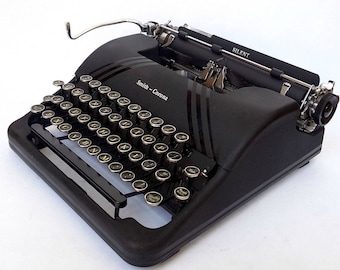 Smith Smith Corona Silent Floating Shift Speedline Series Portable Manual Typewriter