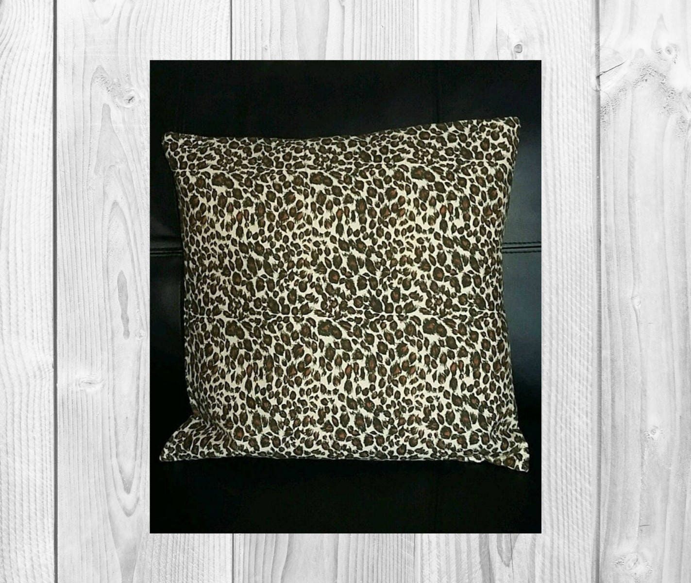 Animal Print Cushion Cover 100 Cotton Sofa Living Room