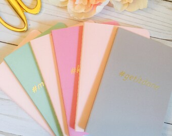 Lined Journals (set of two) ~ TN Insert ~ Travelers Notebook