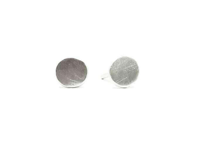 Sterling Silver Stud Earring Set, Geometric Silver Earrings, Unique Birthday Gift, Set of 3 Pairs Sterling Silver Stud Earrings