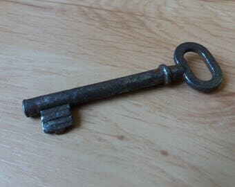 Old keys. Soviet vintage. Antique skeleton key